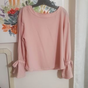 A pink size L  long sleeves top by PREMISE STUDIO  for $13 like new.